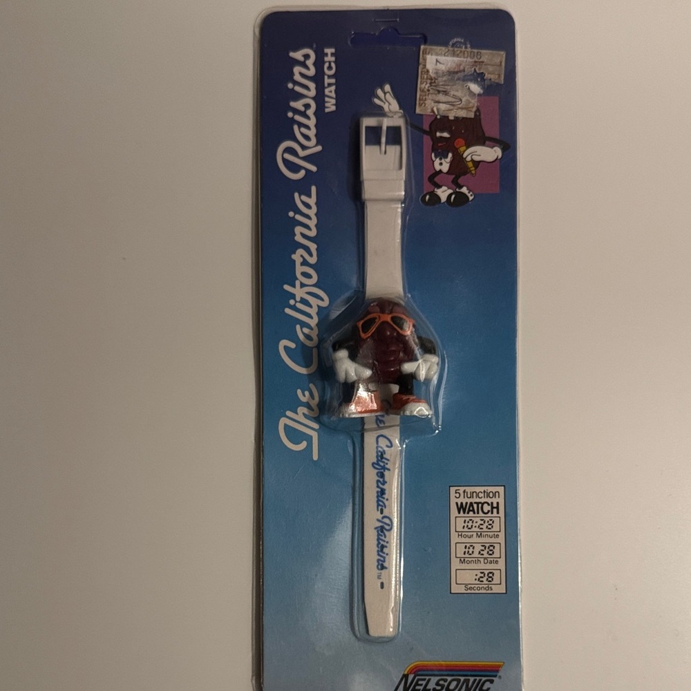 The California Raisins Kids White Digital Watch